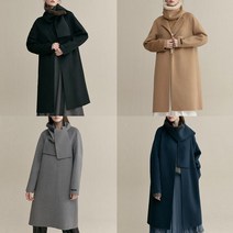 리베레츠 핸드메이드캐시미어울코트+밍크머플러