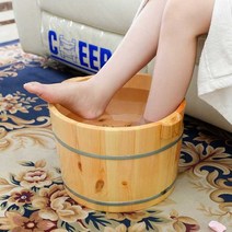 히노끼족욕 편백나무 족욕 대야 발족욕기 욕실 샵, 25CM