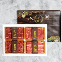 [소담어반] 진품 소고기 추석 선물세트 국내산 꽃등심 채끝 갈비살 구이용 불고기 국거리 장조림 명절선물, 진품6호, 1박스