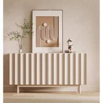 복도 수납장 물결 선반 현관 거실 콘솔 북유럽 장식장, 수납장 1500자