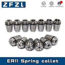 고정밀 선반 척 미니 유압 죠 JAW 단동척 4조 연동 구조 1pcs er11 스프링, 6.35mm