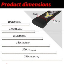 XINFOK-바 DC 12 24V 레드 앰버 픽업 턴 시그널 트럭 Utes 베이키 컨테이너 카고 지프 RV SUV 브레이크, 01 12V_04 180 cm (70 in)