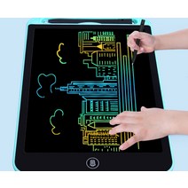 대형 LCD 패드 메모 보드 전자칠판 스마트 전자 메모장 그림 그리기 노트, 8.5인치 컬러 핑크, 1개