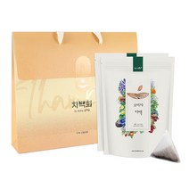 차백희 선물세트 50개입x2 친환경 생분해성 PLA, 9.오미자티백 세트