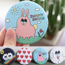 이파인스토리 핸드 거울디자인 거울기념품 직장인 가벼운 예쁜 캐릭터 미니 휴대용 거울증정 원형 화장품파우치 이쁜 거울선물 거울 예쁜거울 미용소품 패션거울 사각 기념품 작은거울 화장거울 W4E3CBD 미러 여자 선물용거울 손거울 사은품 기념품선물 거울, EF SUNNY