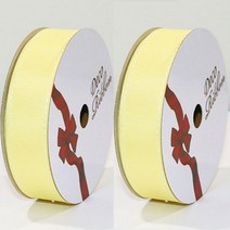 금비 골직스티치리본(25mm*15m)1+1(사은품 증정 행사중), 15m, S#03 연노랑(1+1)
