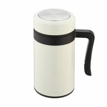 CNH830247거름망 텀블러 보온보냉 손잡이 텀블러(450ml 화이트)