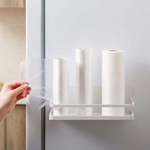 이스카이 냉장고 자석 철제 선반 트레이, (블랙)냉장고선반, 2P