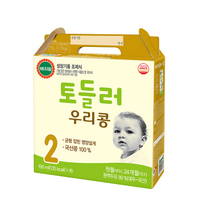 베지밀 토들러 우리콩 2단계 유아식 두유 190ml 아기 애기 성장기용 영양 비타민 국산 콩 유아 간식 듀유 영아 영유아 돌 두돌 12개월 14개월, 원액두유, 32개