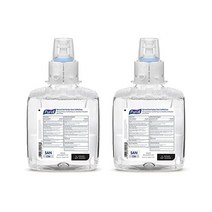 퓨렐 고급 손 세정제 녹색 인증 거품 무향료 CS6 터치 무향 디스펜서를 위한 1200mL 리필 2팩 6551-02