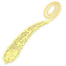 제이앤씨 메탈북마크 8종 금장 책갈피 독서용품 선물용, 07.메탈북마크-깃털