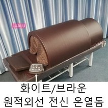 원적외선 온열 돔 사우나 열돔 전신 조사기 건식 찜질기 가정용 사우나기 Esyuse 증정, 브라운+온열매트