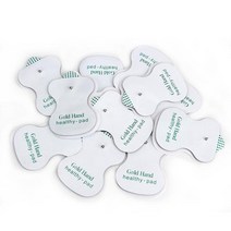 고주파마사지기 갈바닉 리버스 생일선물20pcs/10pcs 전극 패드 침술 슬리밍 마사지 디지털 테라피 기계 마사지 건강 한 접착제 패드, 02 5 pairs (10pcs)