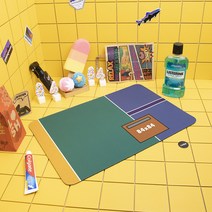 84x84 빨아쓰는 욕실 화장실 규조토 발매트, 포켓