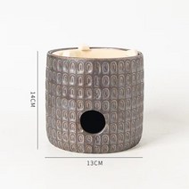 티포트 약탕기 가마 변환 레트로 차 보온 스토브 고온 내성 세라믹 주전자 세트 사이드 핸들 숯 냄비 용, 03 A0183