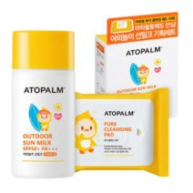 아토팜 유아용 야외놀이 선밀크 SPF50+ PA+++ 55g 세트, 5세트