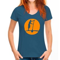 패들 바디 서핑 보드 보트 남성 Funy T-shirt SUP Stand Up 패들 보드 기어 스탠드 업 선물 Surf Tee 보딩, 04 M, 15 WoMen Azure blue_04 M