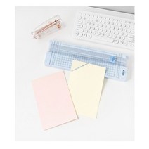 종이재단기 1P A4 문서 서류 사진 절 커팅기, 블루
