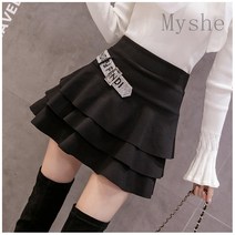 [Myshe]여성 미니 스커트 가을 겨울 캉캉스커트 BRS11ap 1201an08