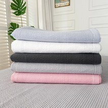 두에 60수 천연염색 피그먼트 줄패드 퀸(Q), 화이트