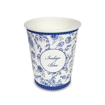 하늘눈플러스 공컵 인디고블루 일회용컵 10온스(300ml) 150개입 종이컵, 1box, 150개