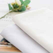 바탕패브릭 면 무지 백아이 화이트 패브릭 원단, 백아이보리