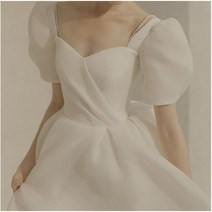 [W015] 셀프웨딩 촬영 원피스 드레스