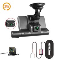 블랙박스가성비 룸미러 2채널 4채널 홈쇼핑 사이드 블랙박스 4 in touch screen car video recorder dash cam blcak box ips 1080p, 24시간 3렌즈, 카드 없음