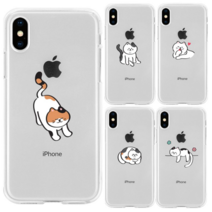 오너클랜 갤럭시노트FE 돼냥이 투명 케이스 N935