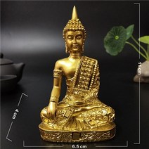 미니불상 불교 석가모니 반가사유상 관세음 지장 보살황금 태국 부처 동상 힌두교 풍수 품, 금
