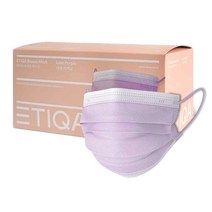 에티카 브리즈마스크 대형 라일락퍼플 30매 컬러일회용마스크, 1세트, 30개