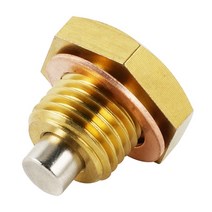 ATV 부품 NICECNC ATV 합금 크랭크 케이스 오일 필러 드레인 플러그 나사 볼트 야마하 랩터 700 그리즐리, 03 gold