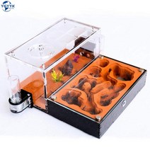 20x12cm 개미집 급수탑 사육장 개미굴 개미키우기, 디럭스 에디션(쓰레기 구역 + 급수탑 포함), 상세페이지 참조