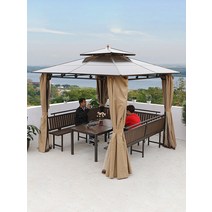 원두막 바베큐장 팔각정 조립식 정자 파고라 사각, 선샤인루프 3.0x3.0m 가제보