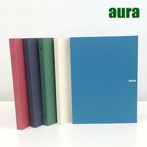 아우라 홀더 클리어화일 B5 20매 고급 리필 투명파일, 레드, 1개