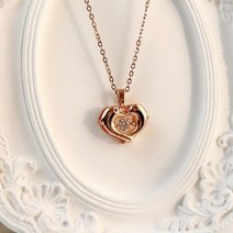 갤러리에이 행운 소원 롤링스톤 써지컬스틸 레이어드 목걸이