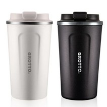 1300k 그랏토 텀블러 보온보냉 진공컵 씨씨 510ml, 블랙