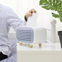 거실 장식 유니크 사각티슈 롤 휴지케이스 펜션 침실 탁상 화장대 회의실, 핑크