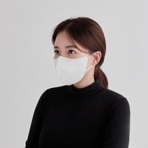 고래마스크 새부리형 일회용 중형 MM, 30매, 1개, 화이트