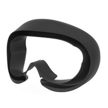 VR 체험 스마트 안경 Oculus Quest 2 용 탈착식 헤드밴드 쿠션 전문가용 헤드셋 패드 TPU 압력 완화 고정 프레임, 01 Black