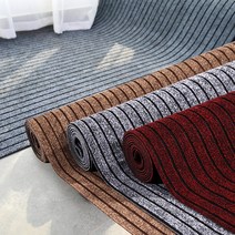 카페트 대형 매트 DIY 현관 매장 사무실 상가 출입구 로비 베란다 바닥 자리 미끄럼방지 매트, 그레이 120x     cm