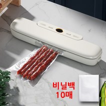 KORELAN 2in1 진공포장기 가정용 업소용 음식압축기 진공 밀봉기+비닐백 10매, CR-7912