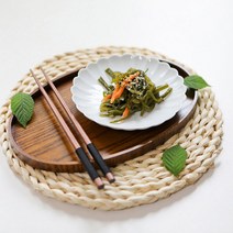 원목 우드 나무 카페 디저트 빵 베이커리 반달 트레이 쟁반, 타원형