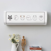L 2 벽걸이 에어컨 커버 덮개 보관 창문형 lg 삼성 캐리어 휘센 무풍 엘지 귀여운 캐릭터 겨울 차양막 방지