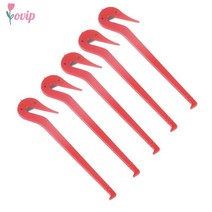 헤어 밴드 고무 커터 다치지 않음 일회용 리무버 도구 내구성 있는 살롱 모자를 쓰고 있죠 컷 나이프 액세서리 제품 5 개, [03] Red