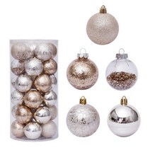 30pcs 6cm 크리스마스 볼 장식 황금 투명한 매달려 Xmas 나무 장식품 결혼식 파티 홈 장식 새해 선물, [01] Silver, [01] 6cm
