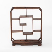 세로사각 찻잔 다관 장식장/다기진열 소품 원목장식장, 기본