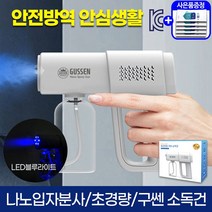 소독건 가정용방역소독기 방역분무기 가정용 무선 초경량 셀프방역 1개, 소독액500ml(리필파우치형)