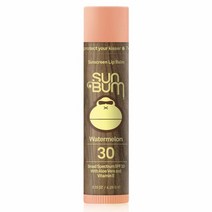 Sun Bum SPF 30 자외선 차단 립밤 | 비건 크루얼티프리 브로드 스펙트럼 UVA/UVB 립케어 촉촉한 입술을 위한 알로에와 비타민 E 버라이어티 팩 0.4g(0.15온스), Watermelon