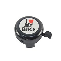 레트로자전거벨 bike bell love 알루미늄 합금 mini i love my bike universal mtb bike road e-bike electric scooter, 검은색